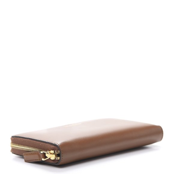 Gucci Zip Around Leather Wallet with Metallic Logo new in box - Picture 4 of 10